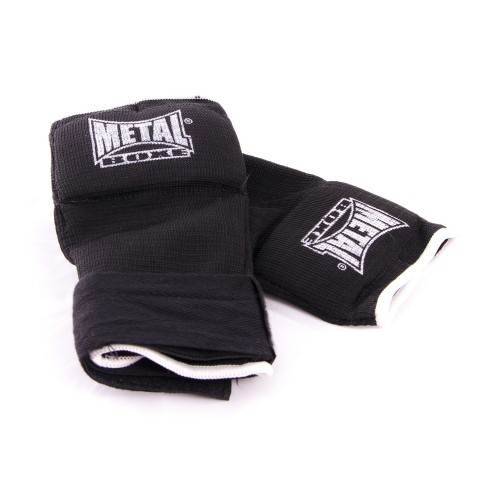 Mitaine sous-gants protège-métacarpien noir METAL BOXE