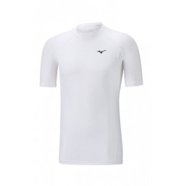 tee- shirt Mizuno Bio Gear blanc manches courtes
