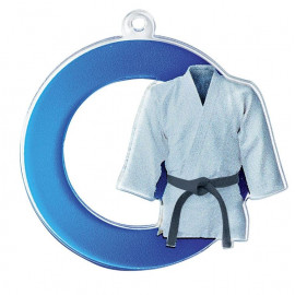 Médaille acrylique arts martiaux judo