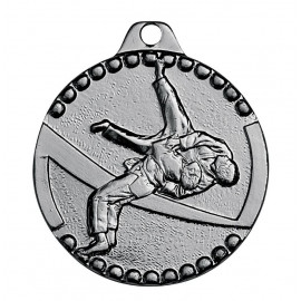 Médaille frappée judo or/argent/bronze économique