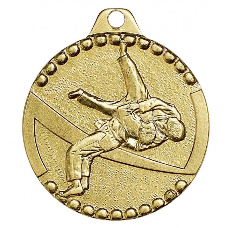 Médaille frappée judo or économique