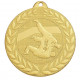 Médaille frappée judo or - 50 mm