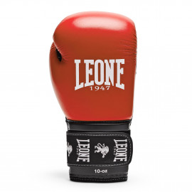 gants de boxe Ambassador LEONE rouge -face