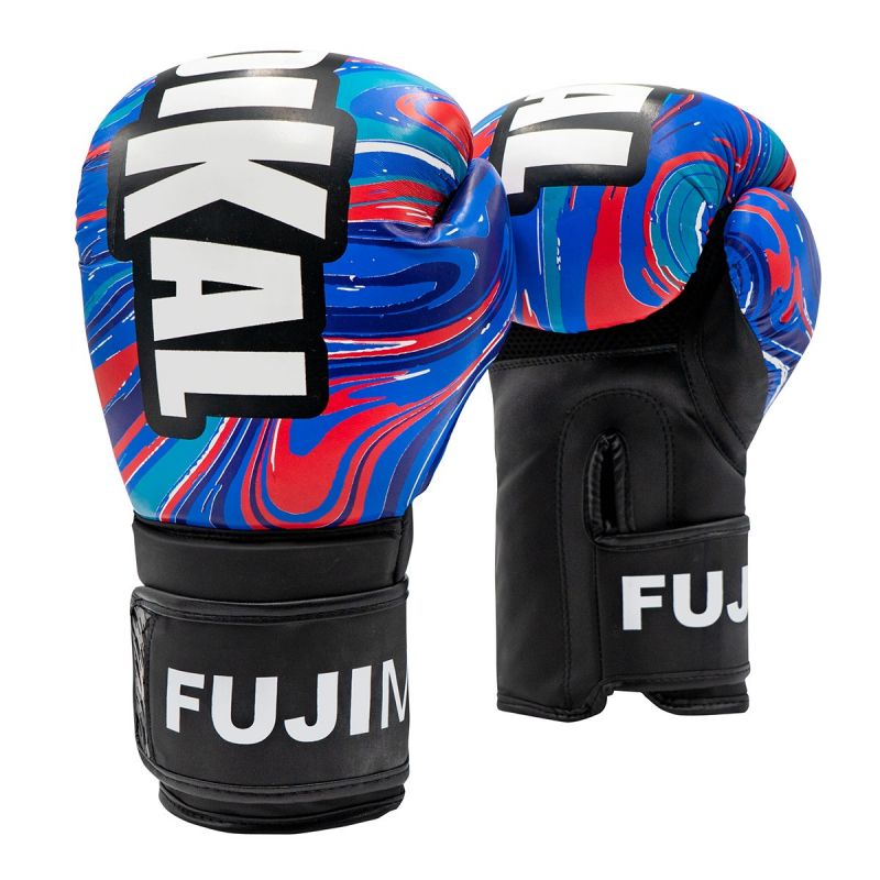 Gants de boxe Fuji Mae Radikal 3.0 bleu et rouge